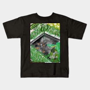 Fish Pond on Capitol Hill Kids T-Shirt